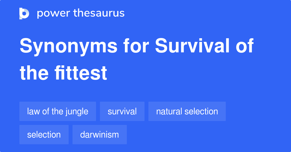 survival of the fittest synonym