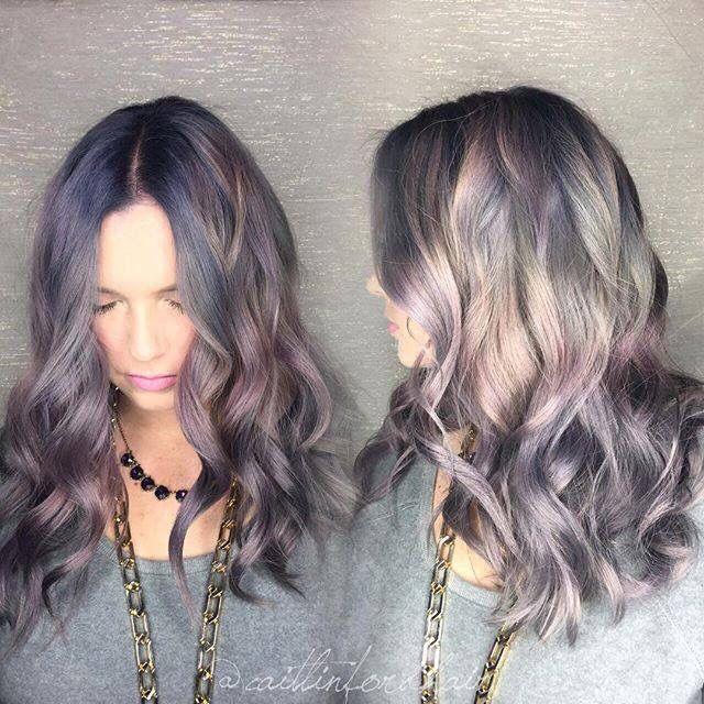 smokey amethyst hair