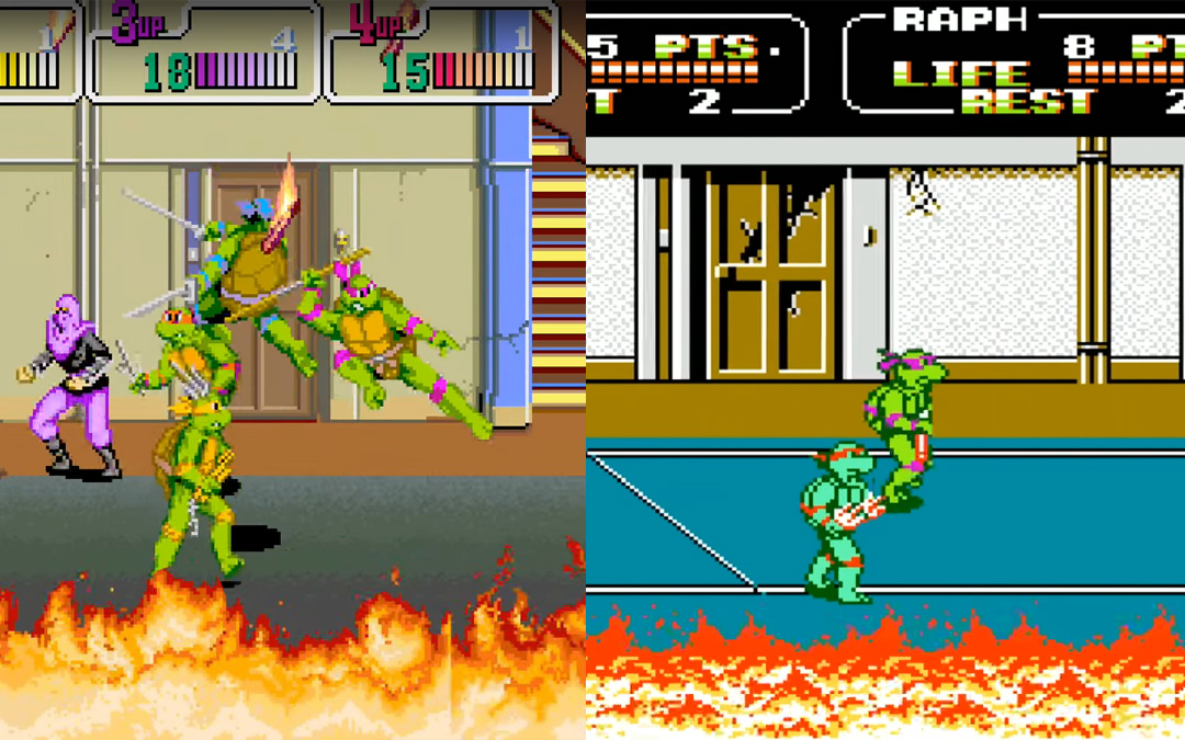 ninja turtles 2 arcade game nes