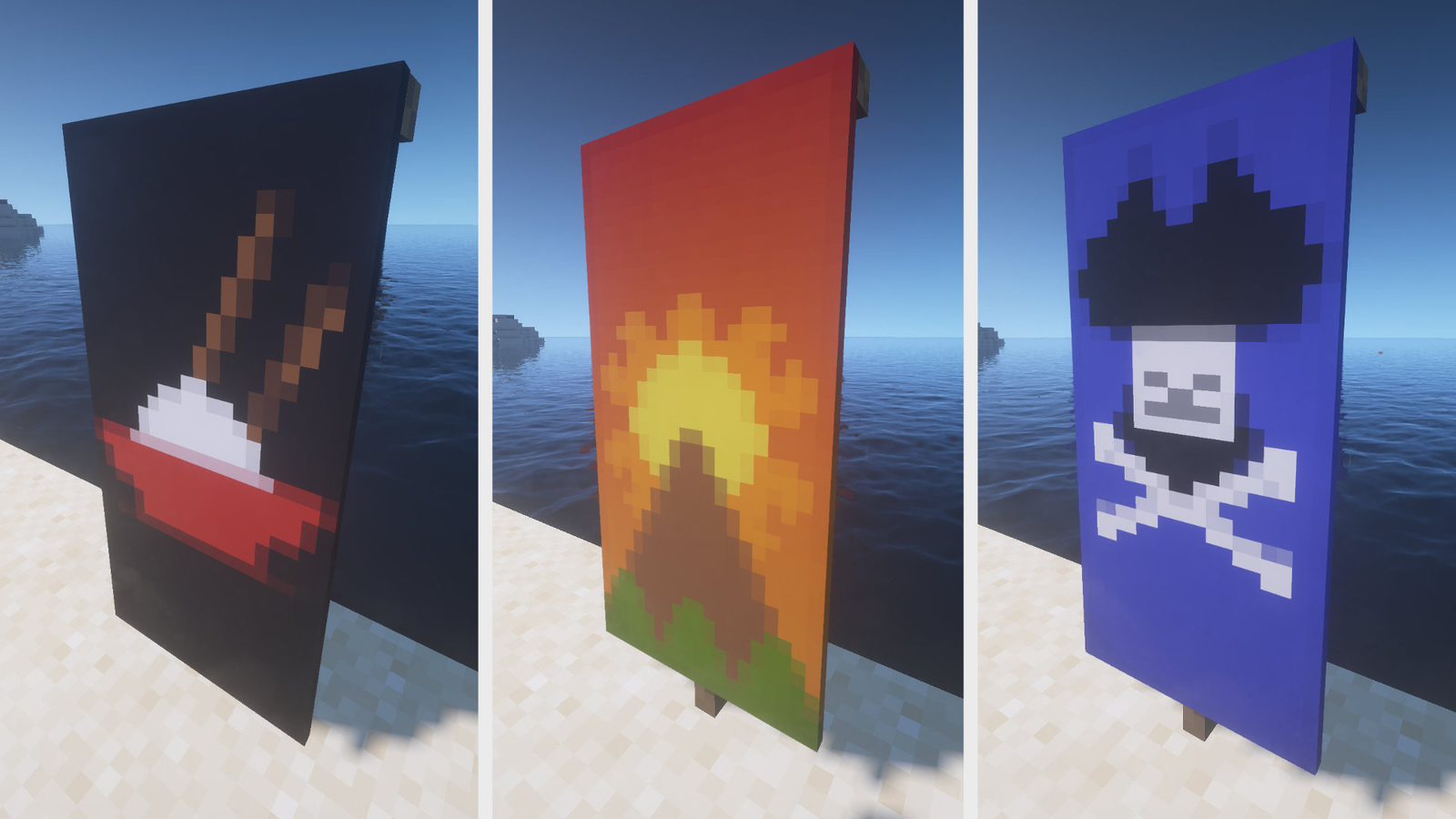 minecraft cool banners