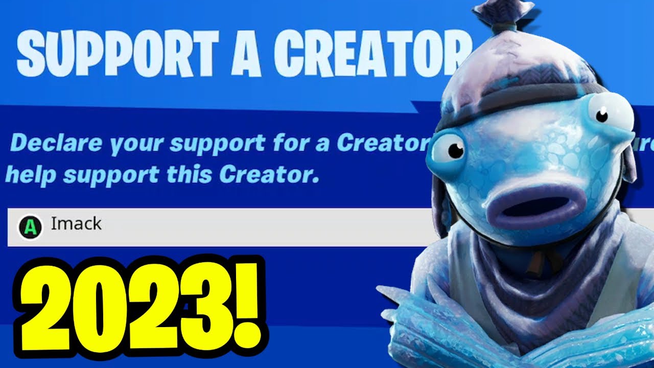 support a creator code