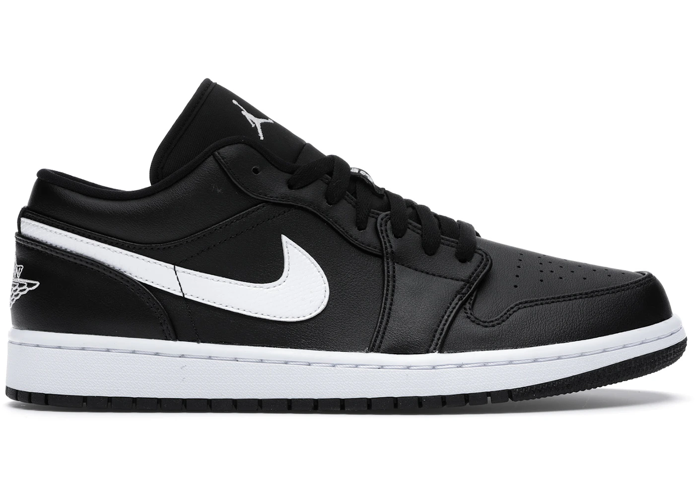 air jordan 1 low black and white