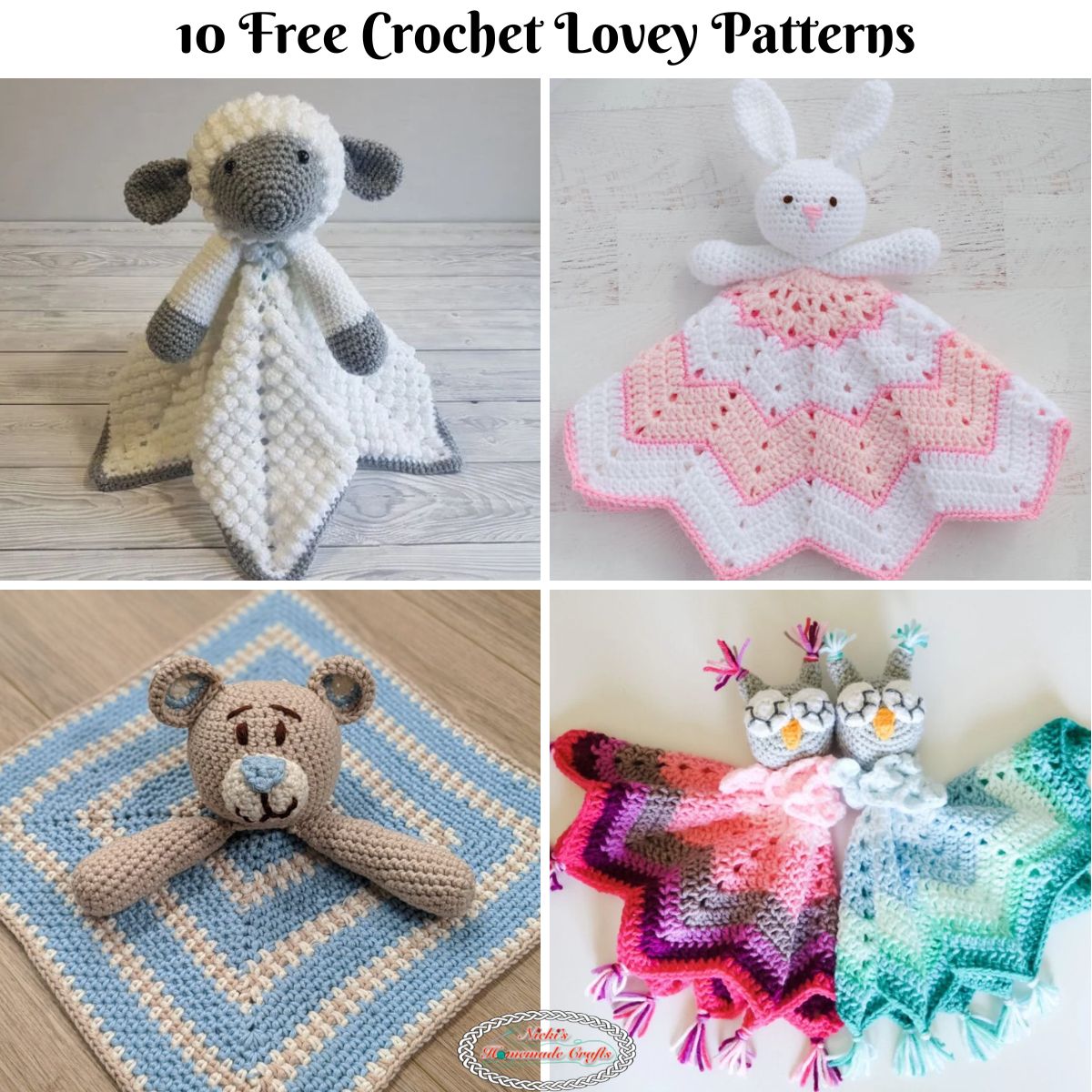 free crochet lovey pattern