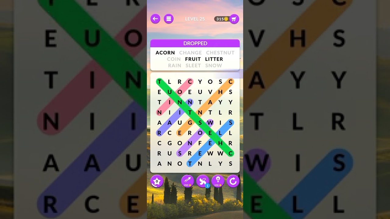 wordscapes level 25