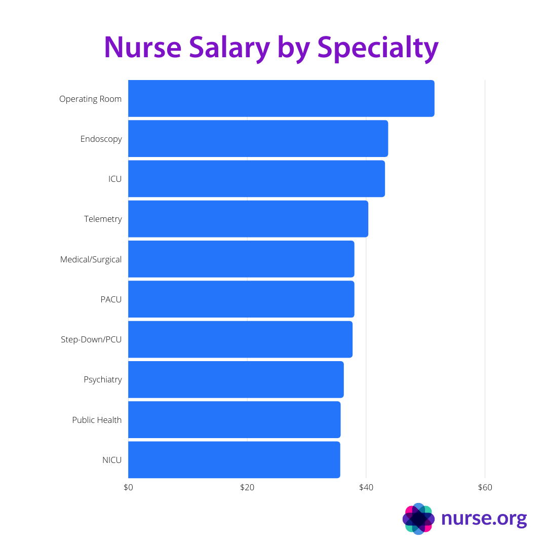 nurse pay per hour