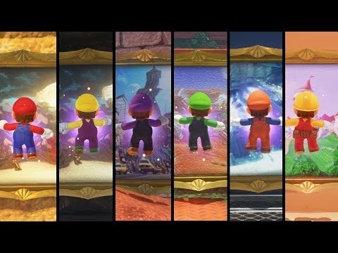 super mario odyssey paintings