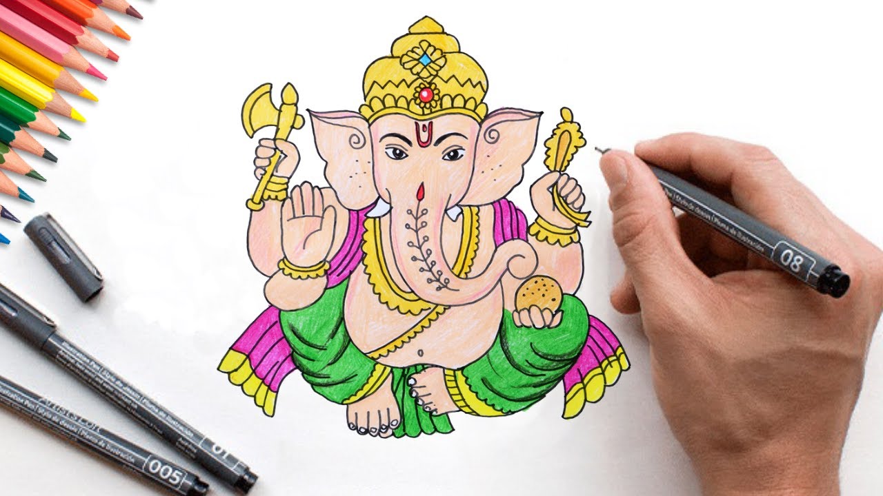 ganpati ji sketch