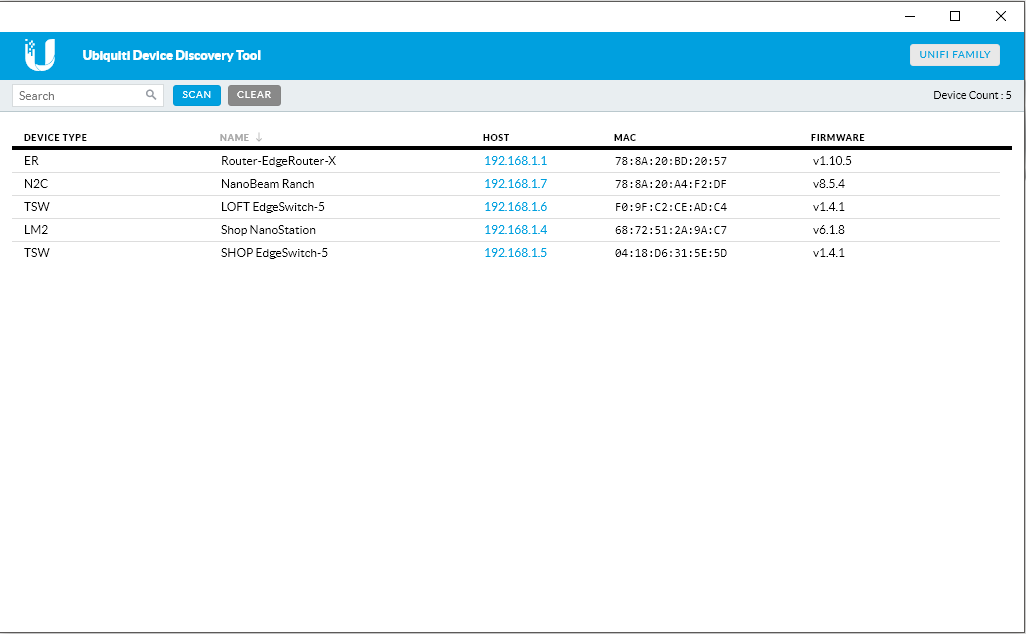 ubiquiti discovery