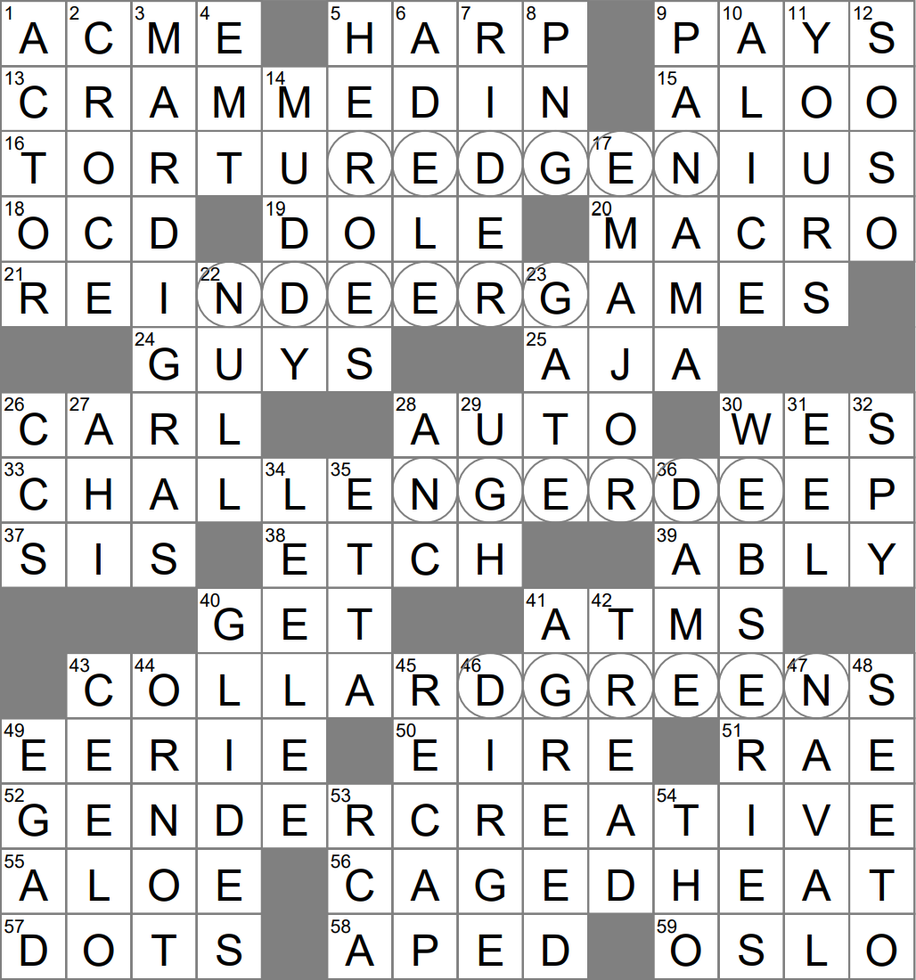 celebrate crossword clue