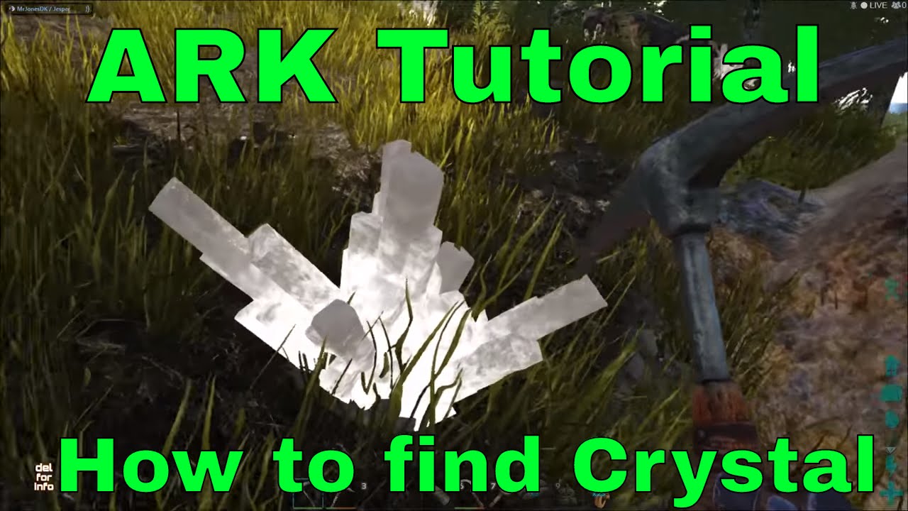 how to harvest crystal ark