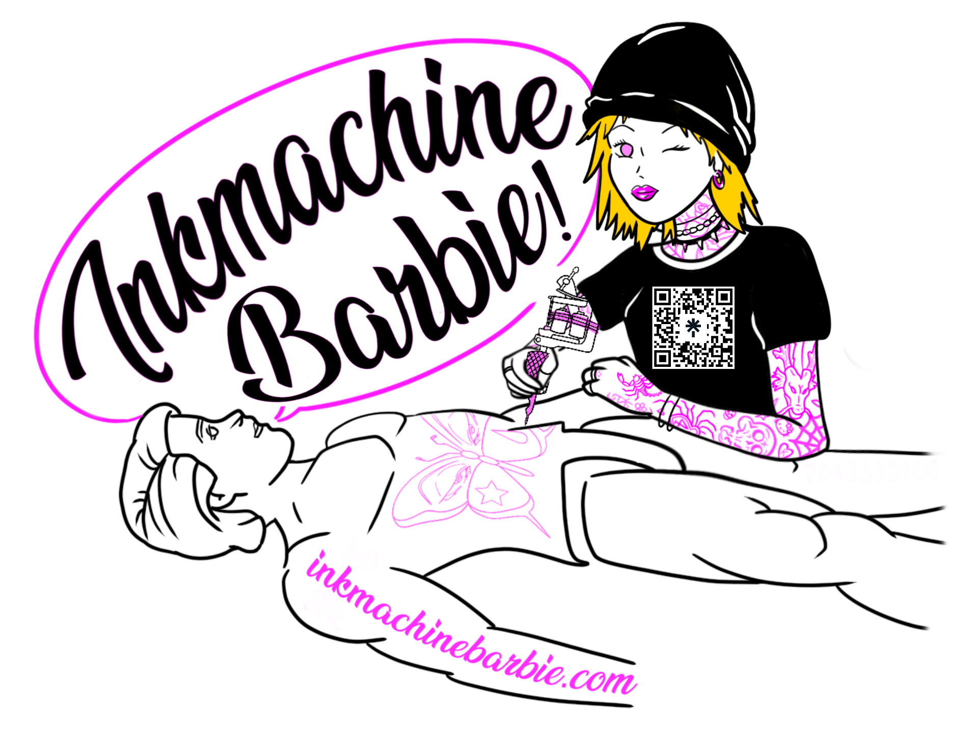 barbie and the ink machine