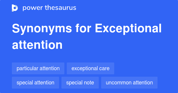 exceptional thesaurus