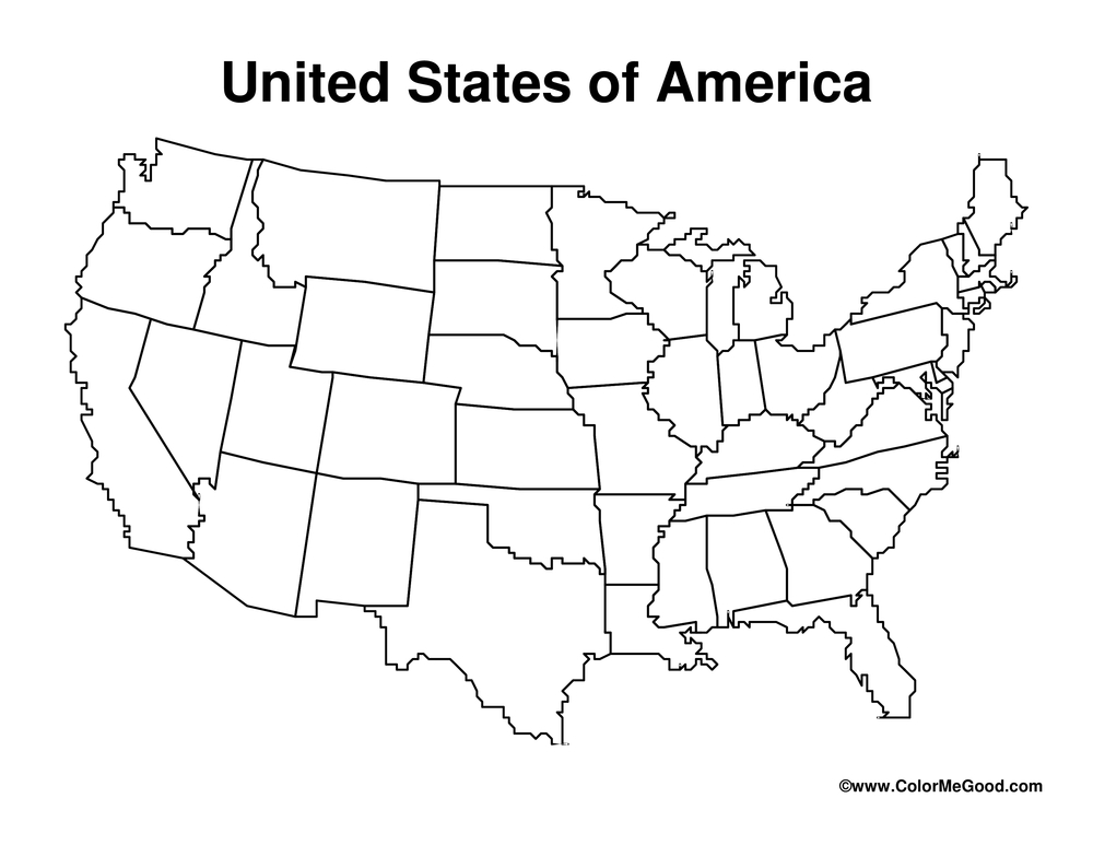 united states map worksheet