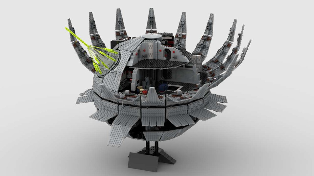 how many lego pieces are in the death star