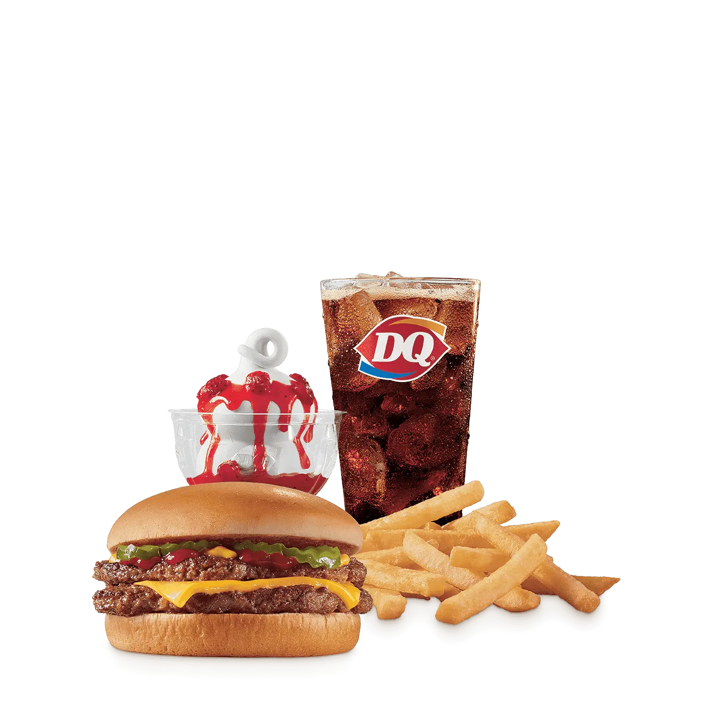 dairy queen double cheeseburger calories