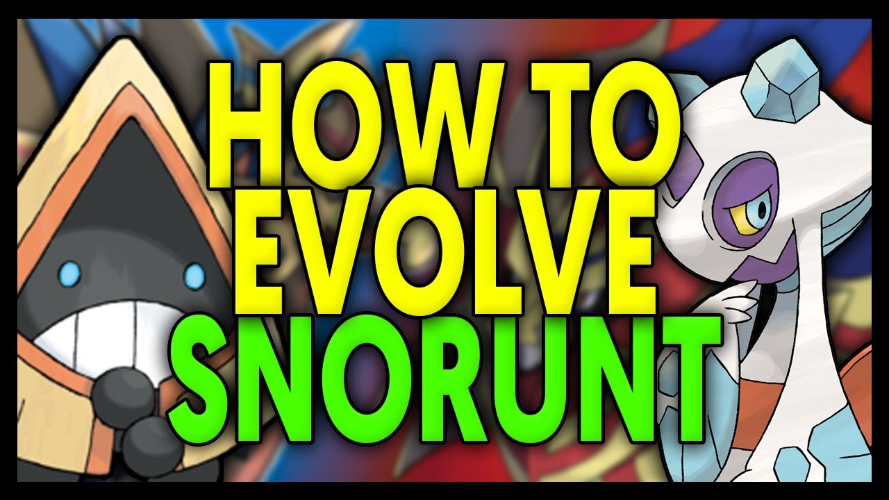 how to evolve snorunt into froslass