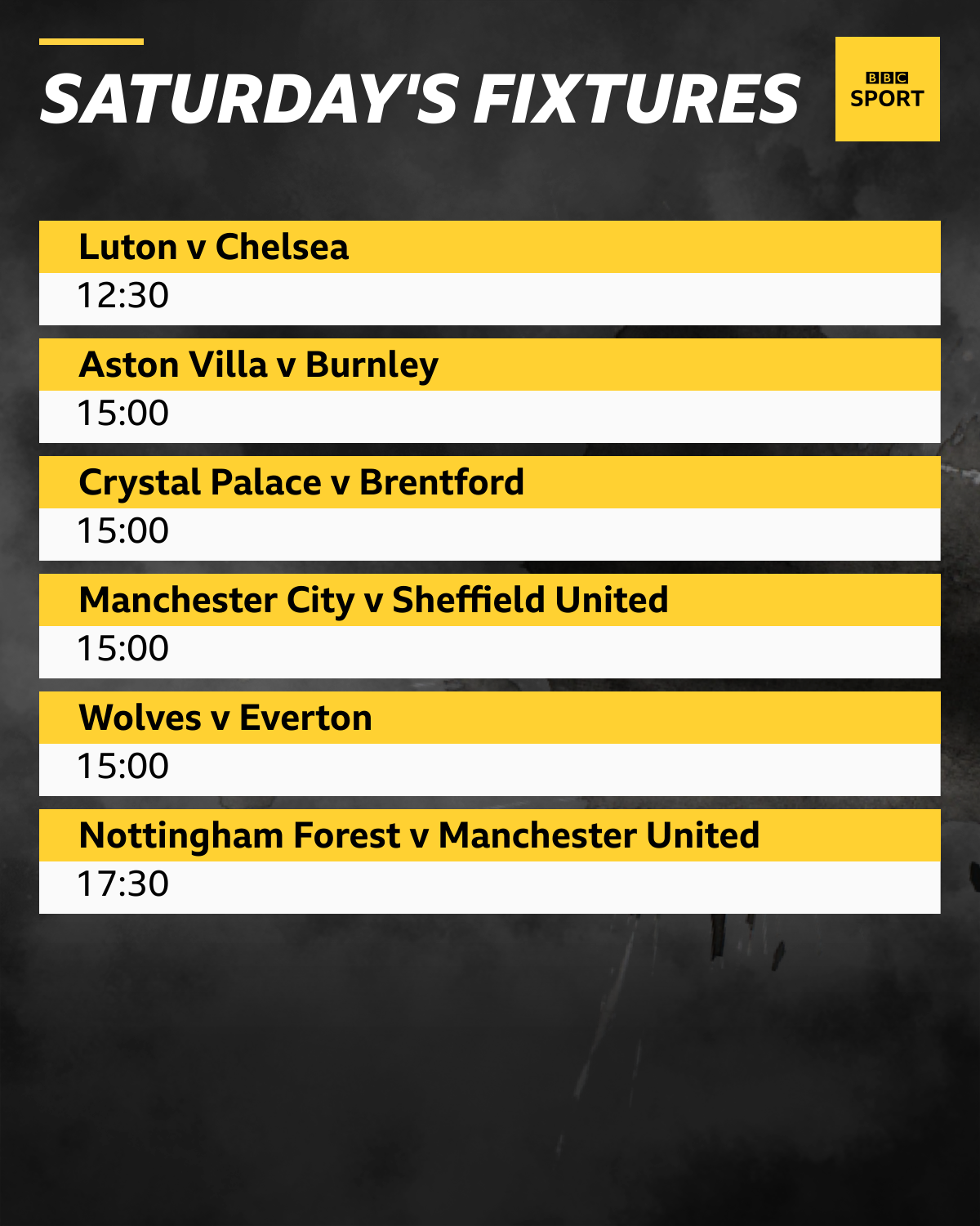 bbc sport football fixtures