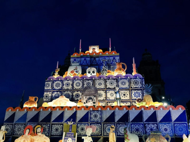 ofrenda del zocalo 2018