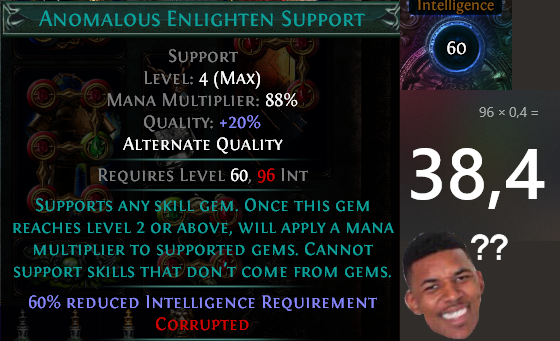 path of exile enlighten gem