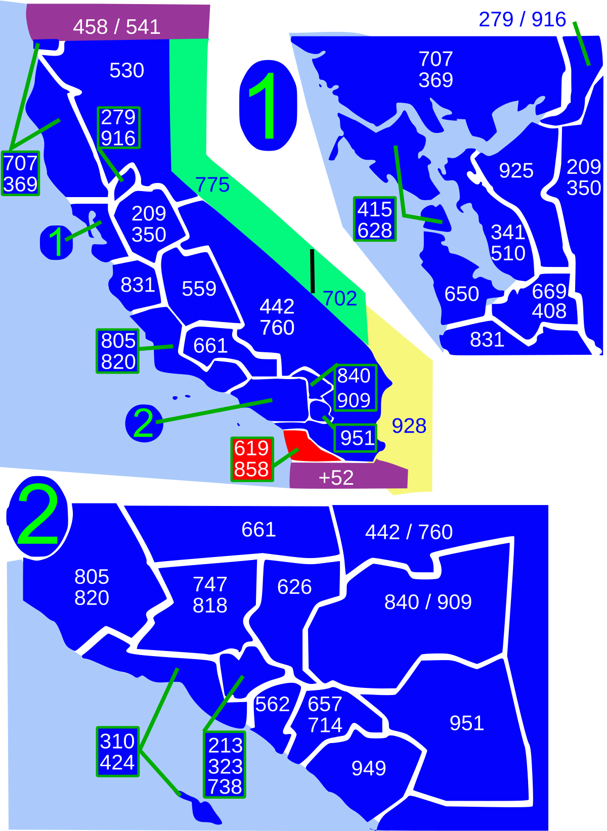 area code 619