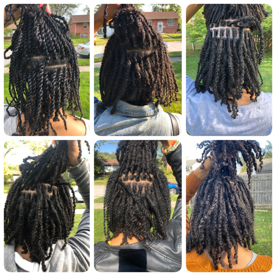 two strand twist locs