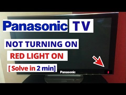 panasonic tv wont turn on