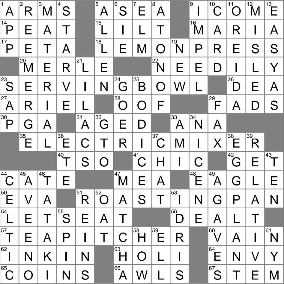 clingy crossword clue