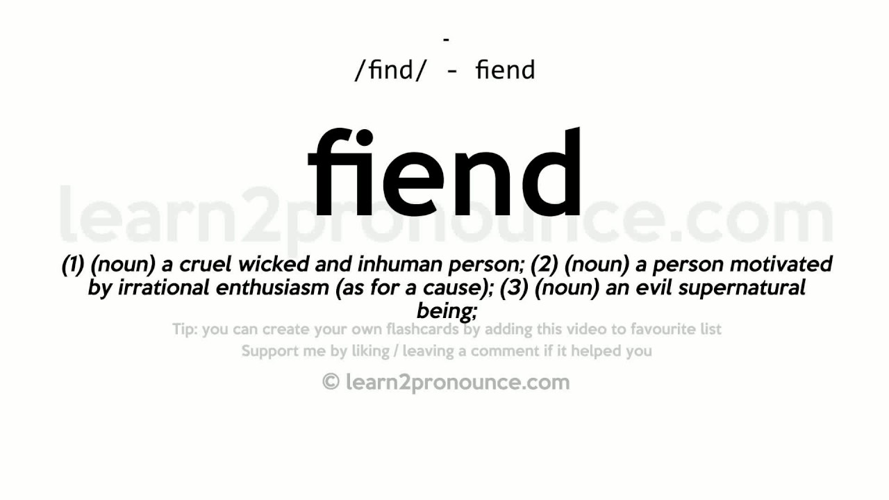 fiend urban dictionary