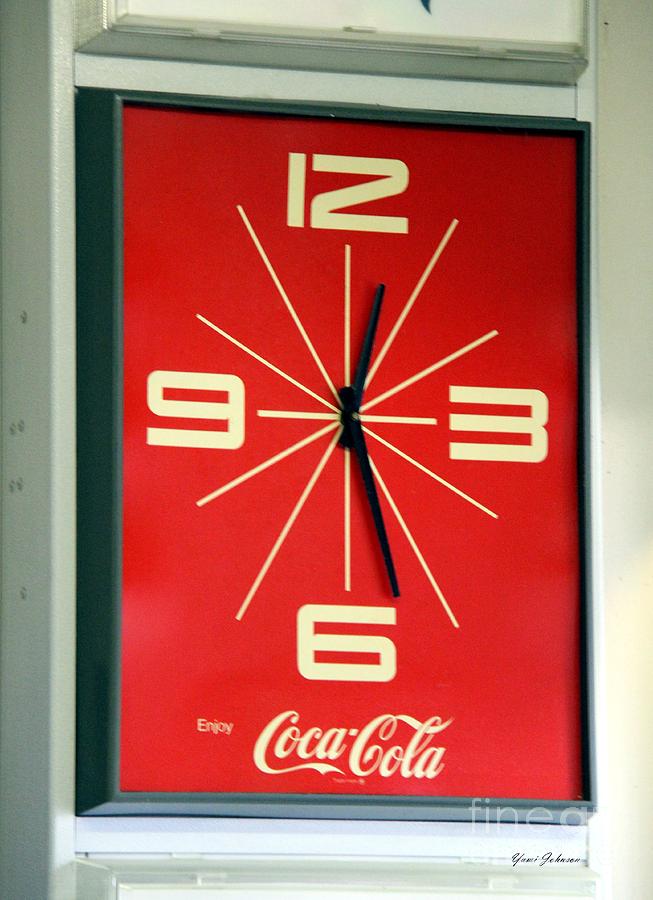 antique coca cola clock