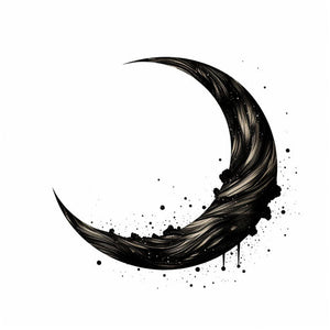 clipart half moon