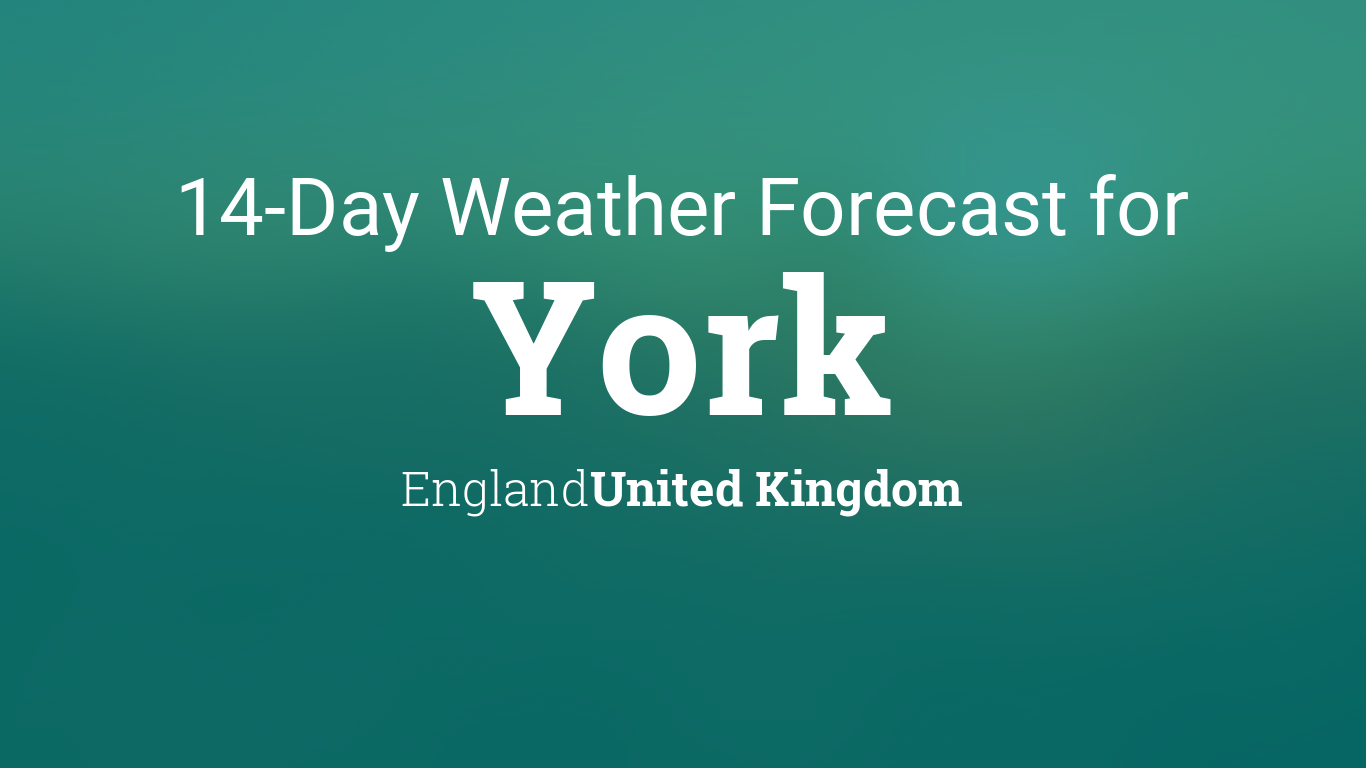 weather in york 10 days