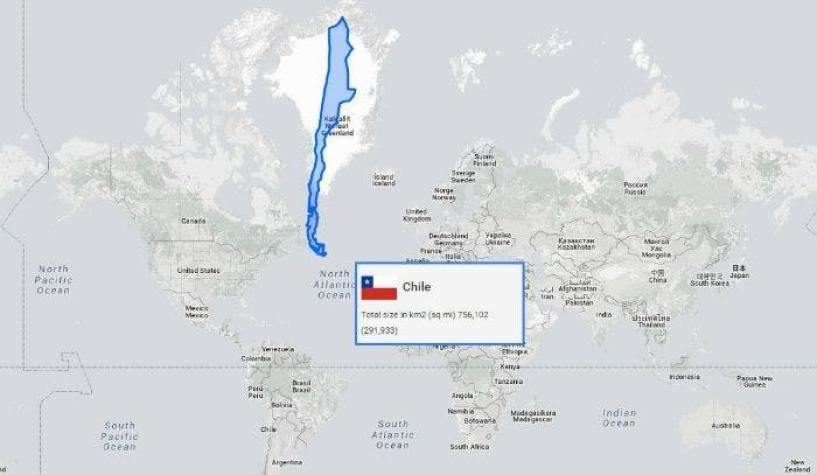 cuanto mide chile de norte a sur