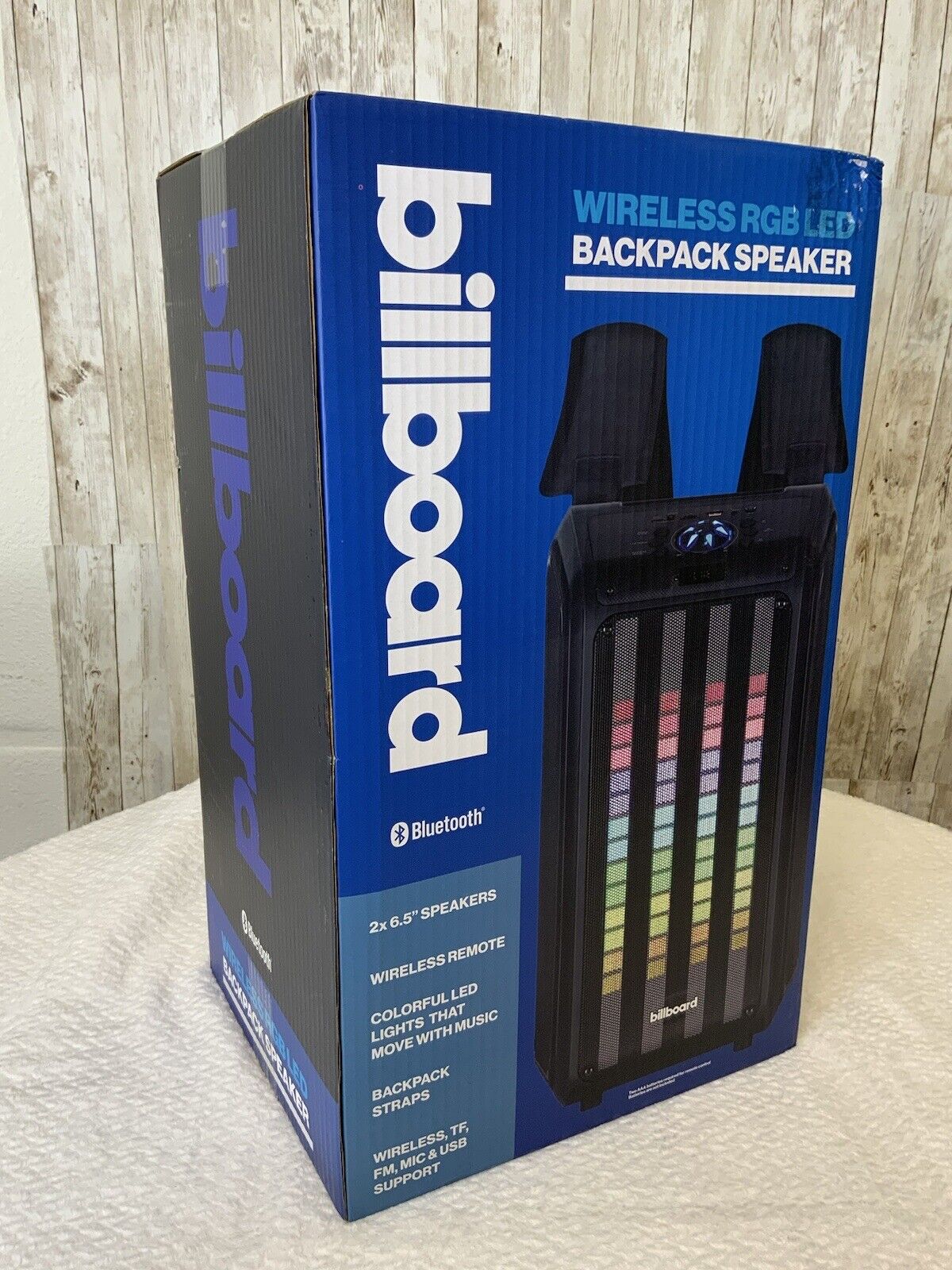 billboard backpack speaker