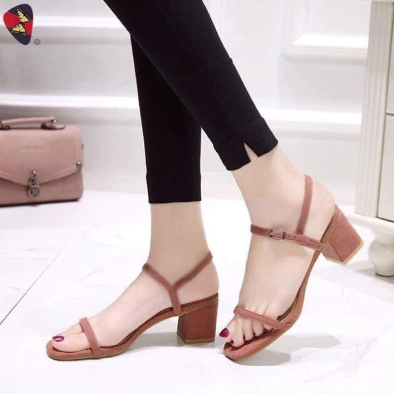 one inch heel sandals