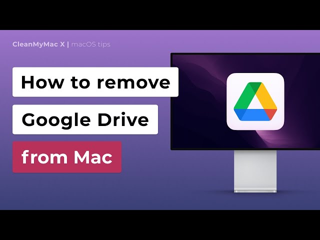 google drive mac uninstall