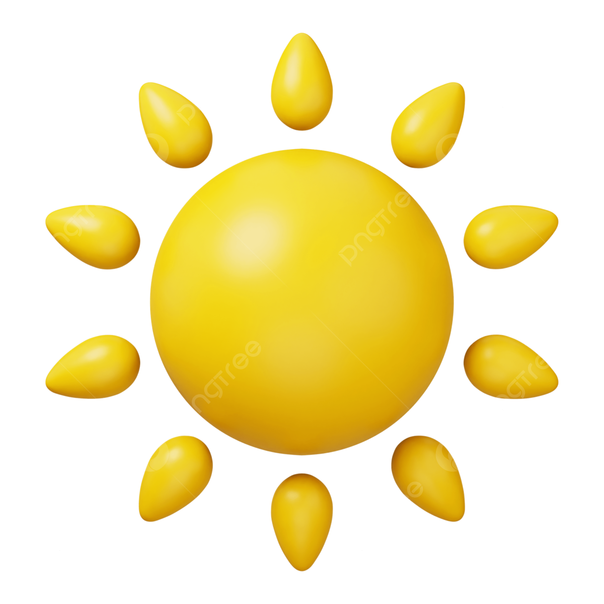 yellow sun png