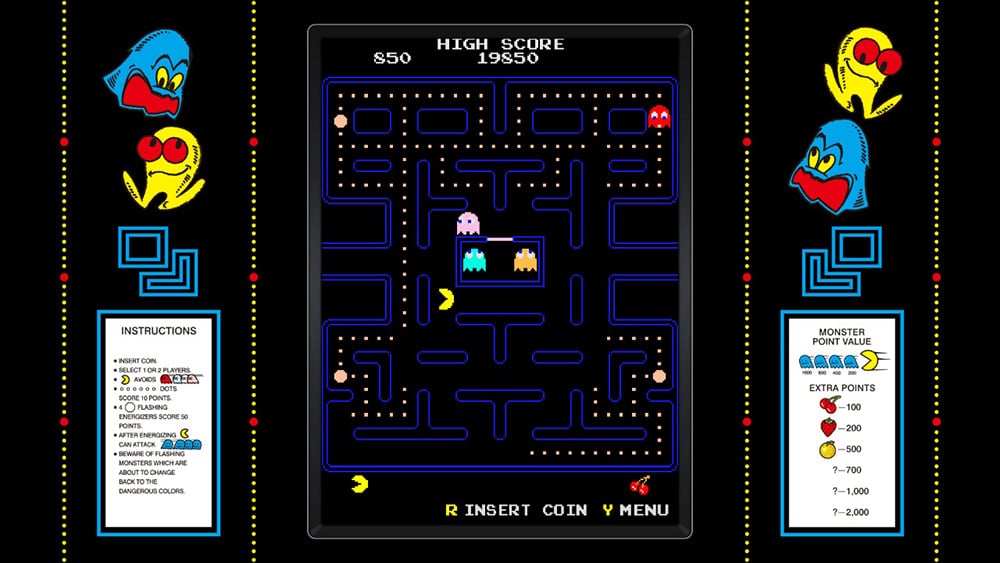 pacman full screen game