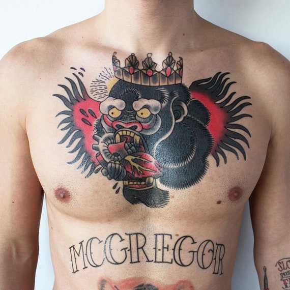 conor mcgregor chest tattoo