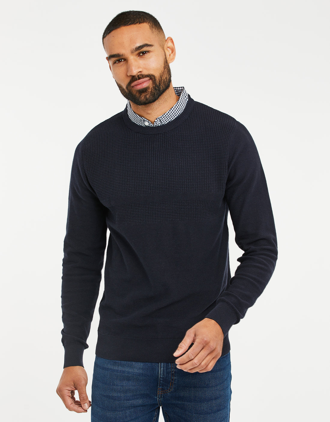 mens mock shirt jumper