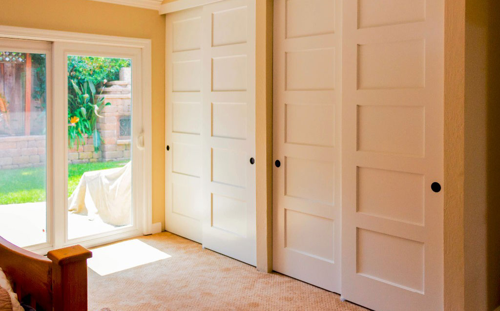 wood closet doors