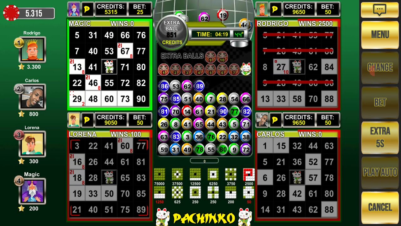 pachinko bingo