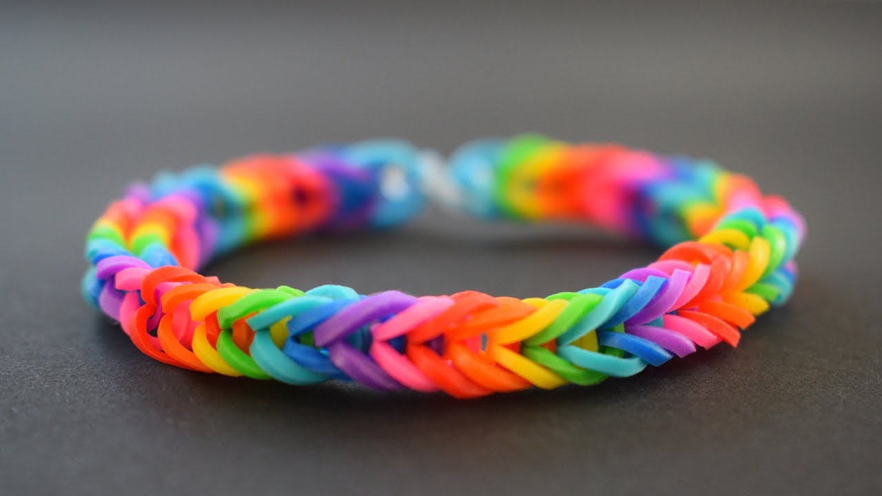 how to make easy loom band bracelets