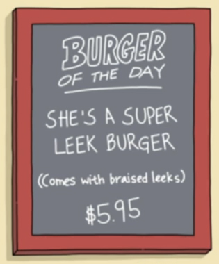 bobs burgers burger of the day