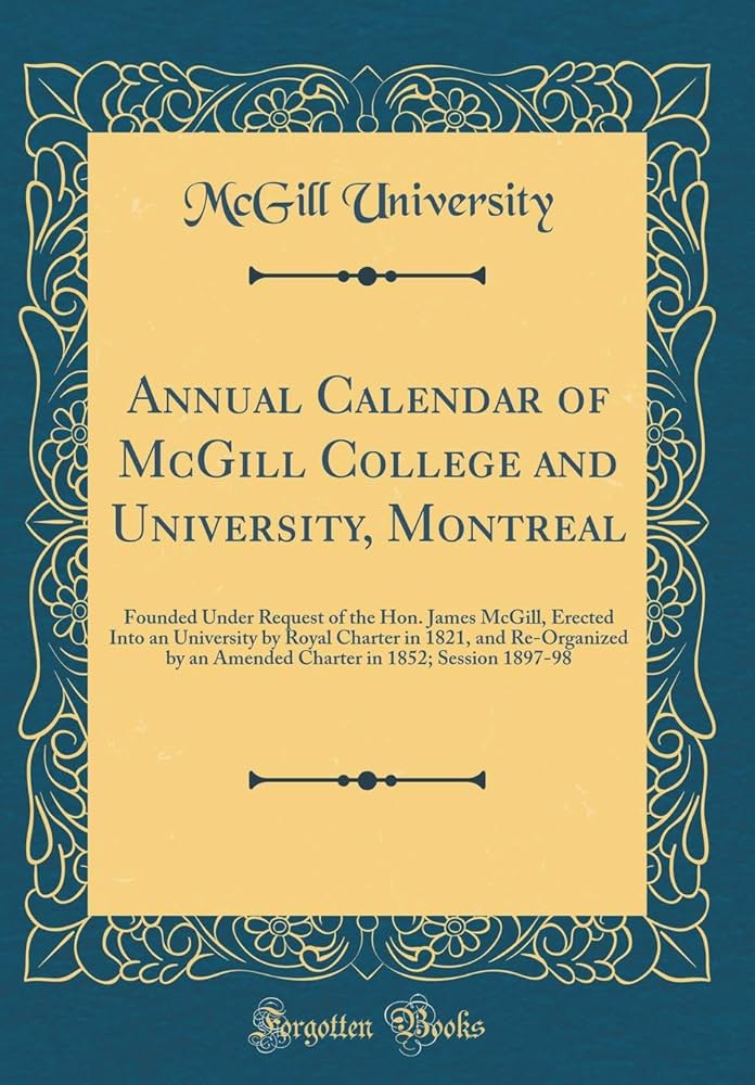 mcgill calendar