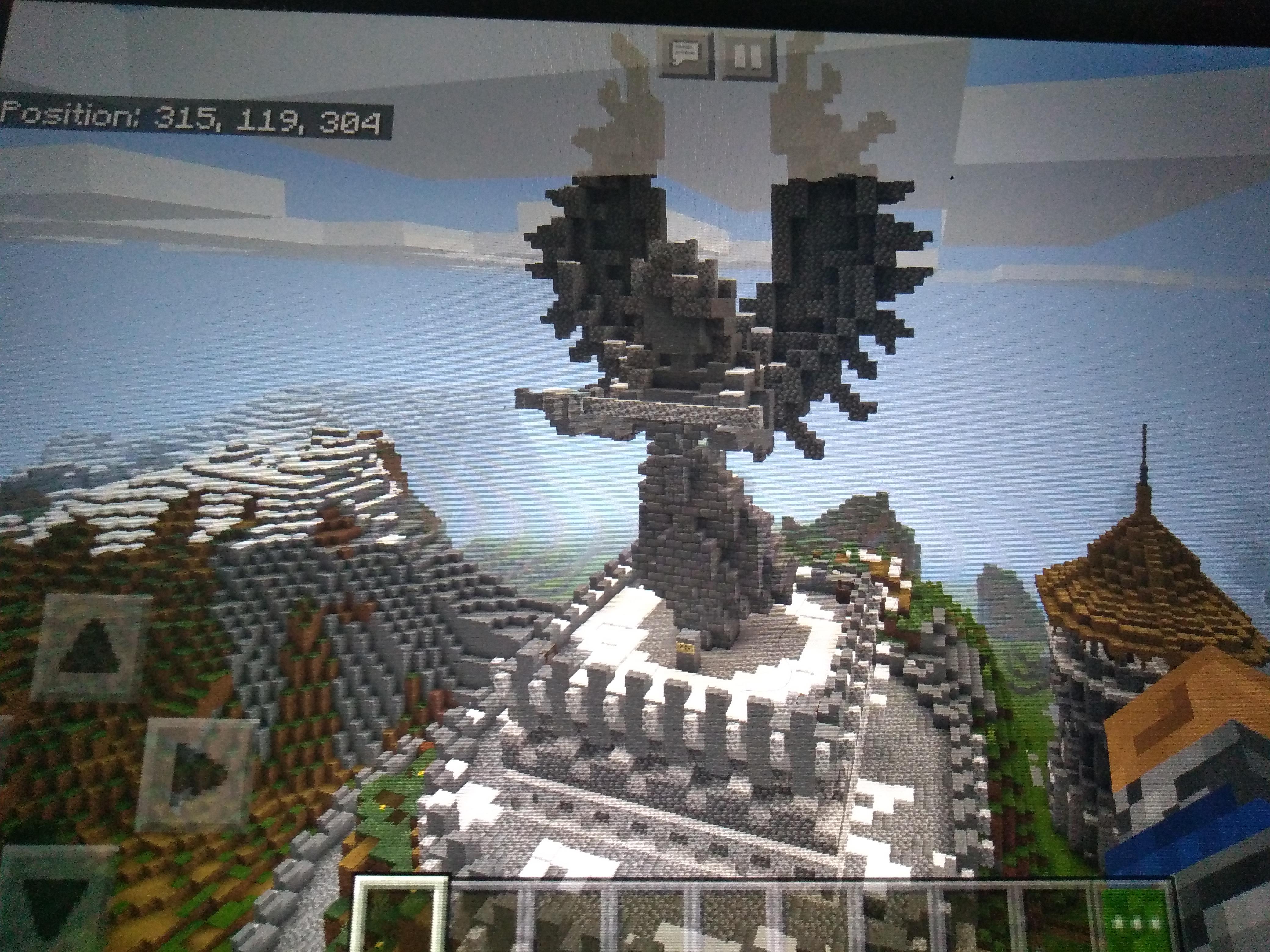 minecraft large statue