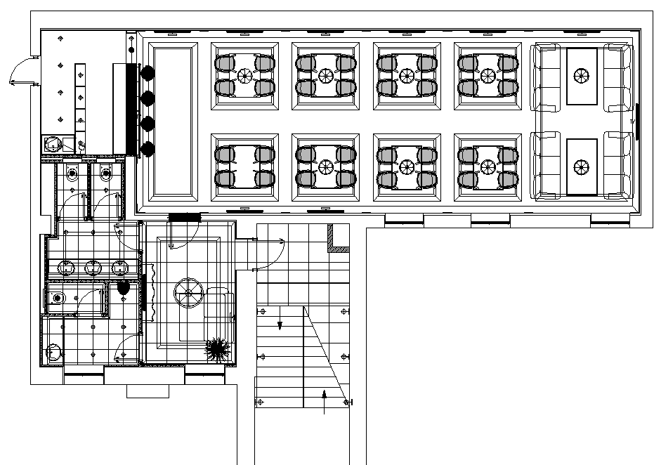 kafeterya dwg