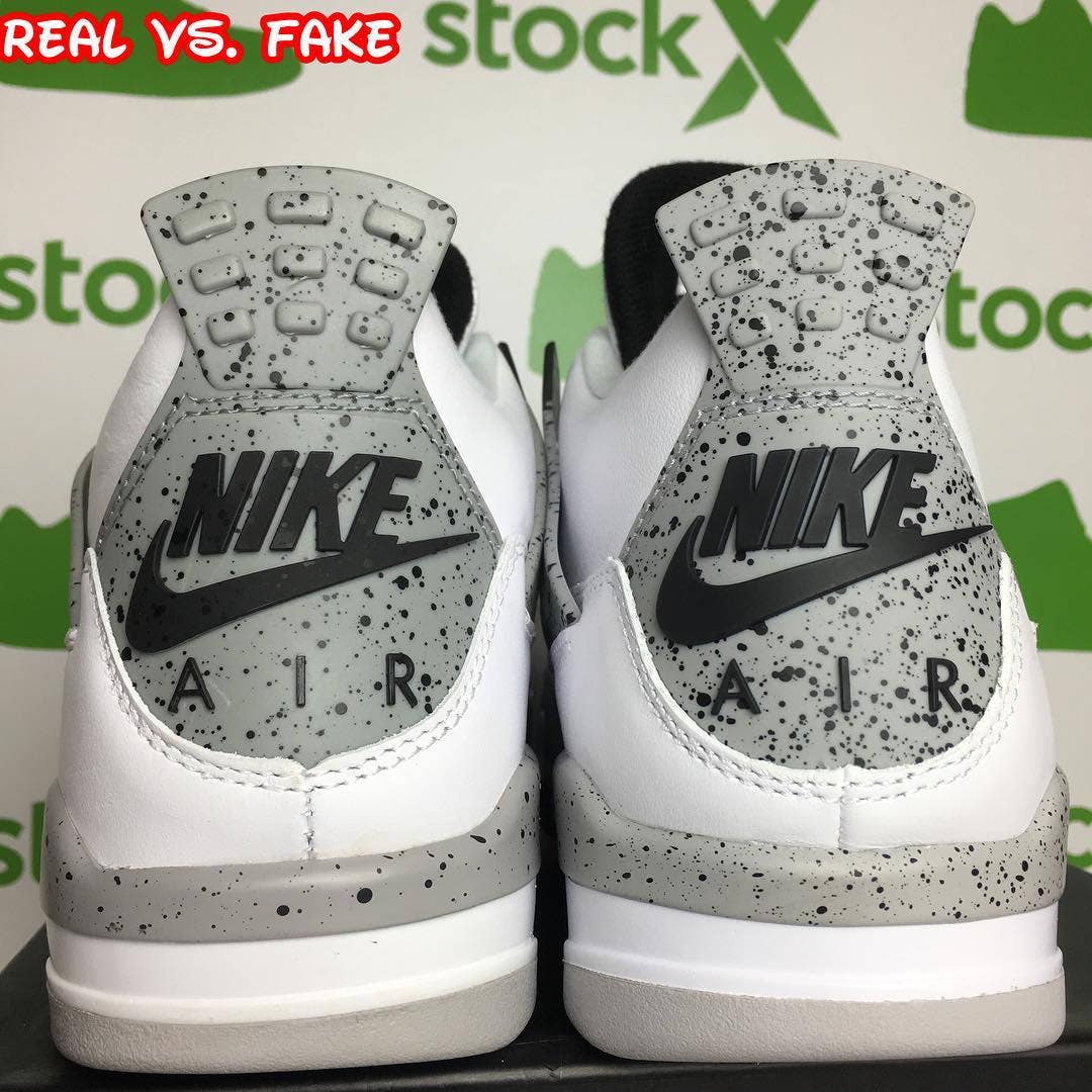 air jordan 4 real vs fake