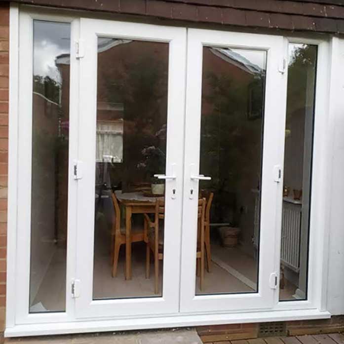 6ft french doors with side panels