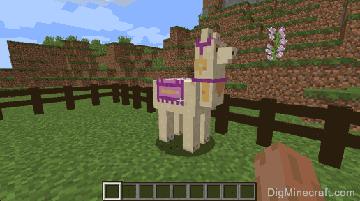 minecraft llama saddle