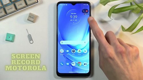 how to screen record on motorola